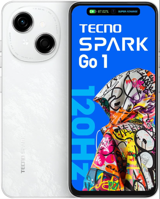 Tecno Spark Go 1 - 6.67" HD Display 4GB RAM 128GB ROM 5000mAh Battery PTA Approved 1 Year Official Brand Warranty