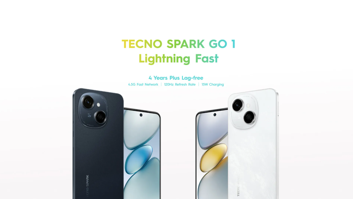 Tecno Spark Go 1 - 6.67" HD Display 4GB RAM 128GB ROM 5000mAh Battery PTA Approved 1 Year Official Brand Warranty