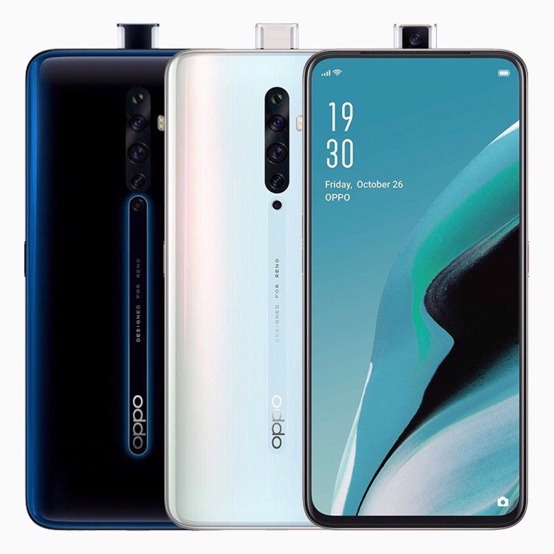 Oppo Reno2 Z - 6.53 Inches Full HD+ AMOLED Display - 8GB RAM - 256GB ROM (128GB Usable) - 16MP Motorize Popup Camera - Dual Sim PTA Approved - Phone with Box and cahrger) - Multi Color