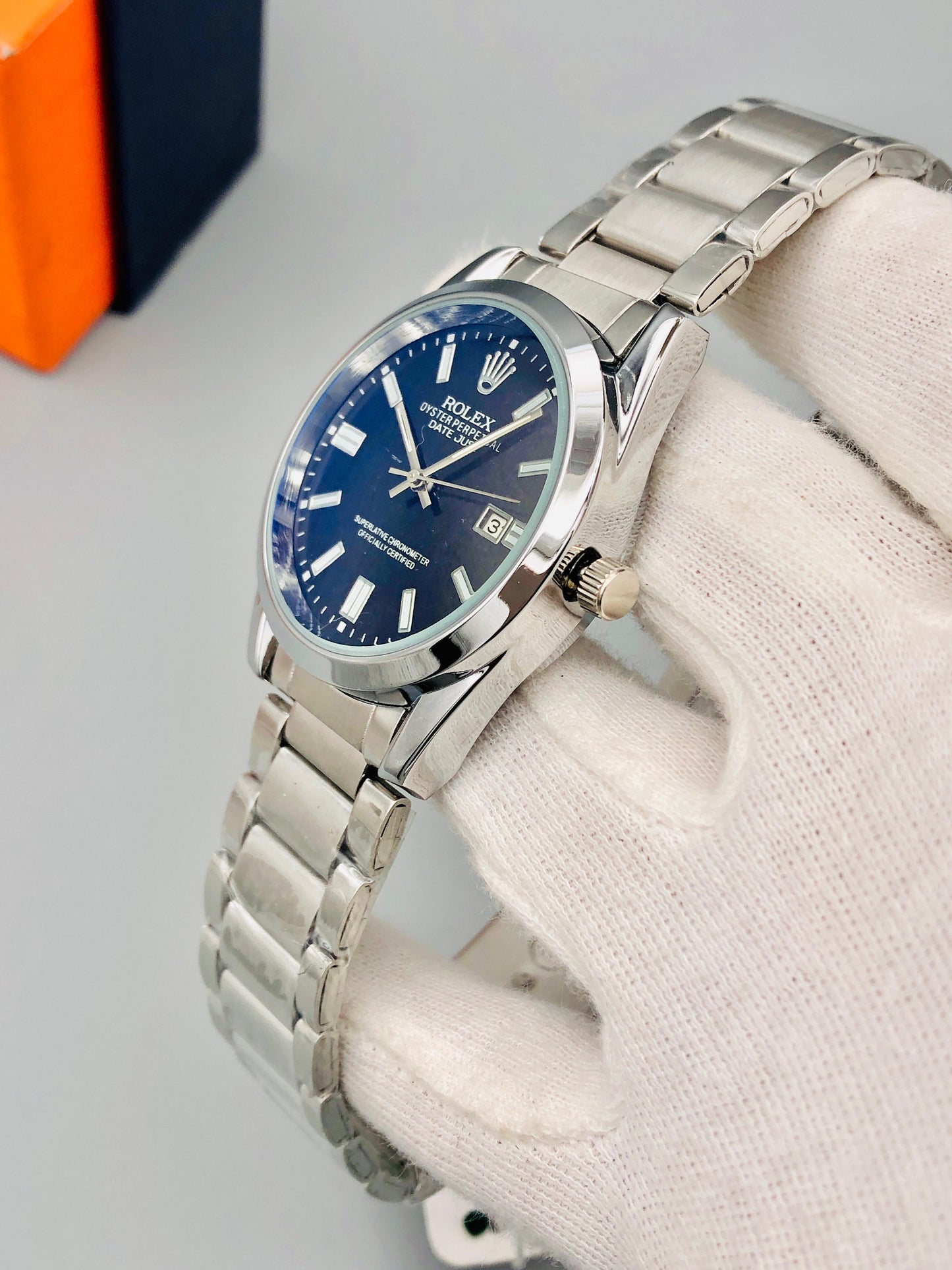 ROLEX WATCH for men SPECIAL OFFER 🫴 STEEL CHAIN GOOD LOOKING Date working 🥳💥 Good quality 👍 lock RANDOM DAIL* 🔥🔥
