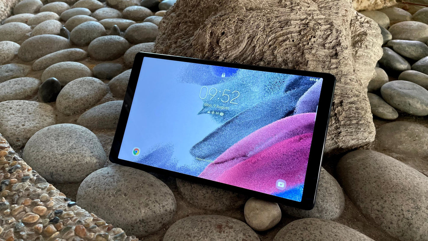 Samsung Galaxy Tab A7 Lite 8.7” Gray (3GB/32GB, Model SM-T220) - with Free Charger & Cable
