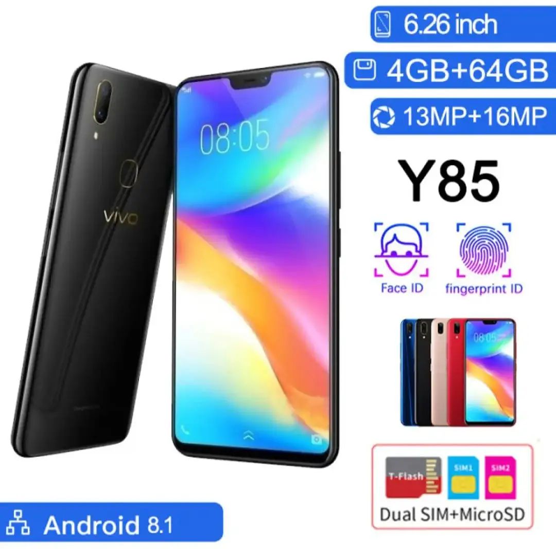 Vivo Y85 4gb Ram 64gb Rom Face Id, Fingerprint Dual Sim Approved Exclusive Deal