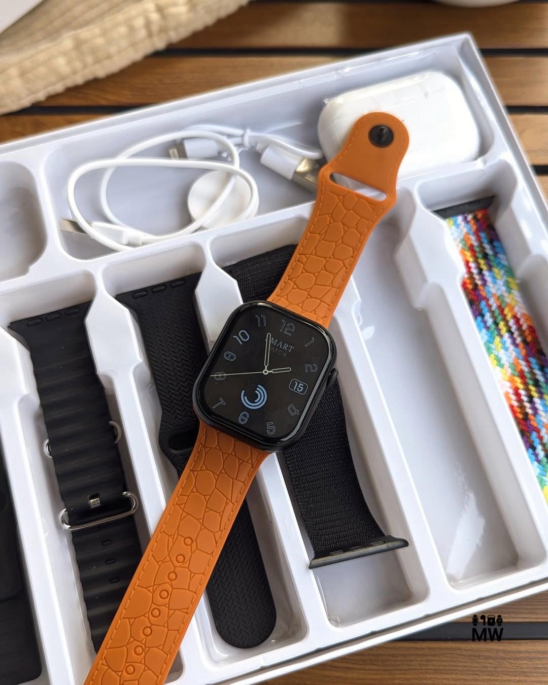 Series10 7/1+Airpords Combo Smart Watch with charger and protector (Gift Box  For Him&Her) 🎁 (Box Pack) (Random Colours) Latest Model