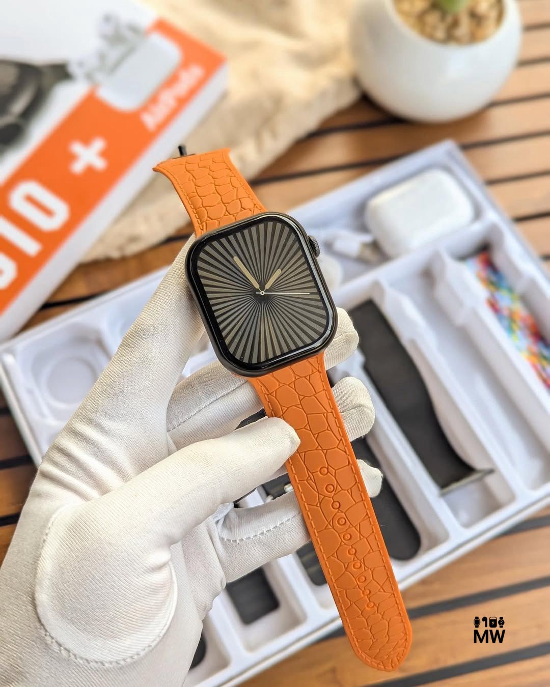 Series10 7/1+Airpords Combo Smart Watch with charger and protector (Gift Box  For Him&Her) 🎁 (Box Pack) (Random Colours) Latest Model
