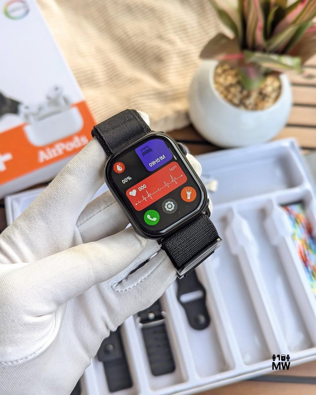 Series10 7/1+Airpords Combo Smart Watch with charger and protector (Gift Box  For Him&Her) 🎁 (Box Pack) (Random Colours) Latest Model